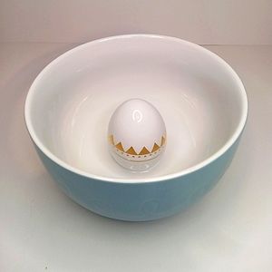 Treshold Easter Egg Baby Blue Stoneware Bowl